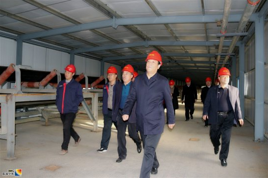 张广宇到济矿物流公司检查指导工作