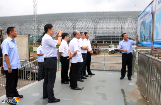 王庆利、于秀忠到济矿物流公司考察调研