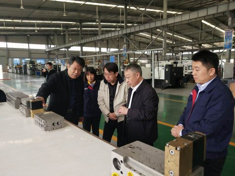郭志飚到盛源公司考察调研