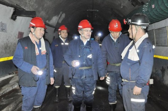 马金平到花园煤矿检查指导工作