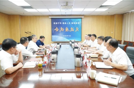 张广宇陪同丰家雷到汶上县委拜访交流