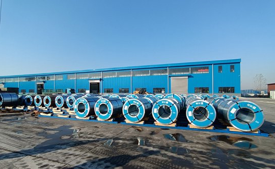 安居煤矿自主设计加工“钢卷承载平台”使用效果好