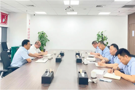 张广宇到圆中园公司、正则招标公司调研指导工作