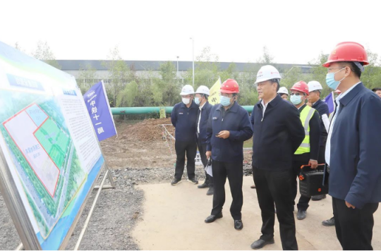 张广宇到济宁能源重点建设项目检查指导工作