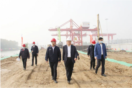 张广宇到龙拱港检查指导工作