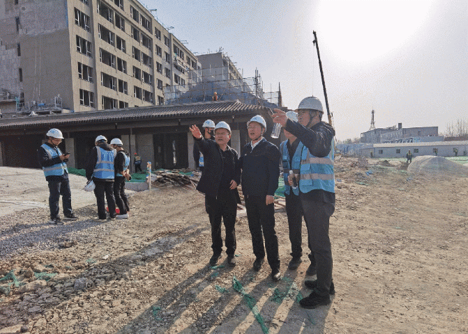 王崇景到圆中园置业、致远教育督导重点项目建设
